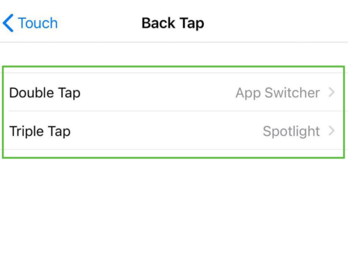 What’s the back tap on an iPhone and how do I use it?